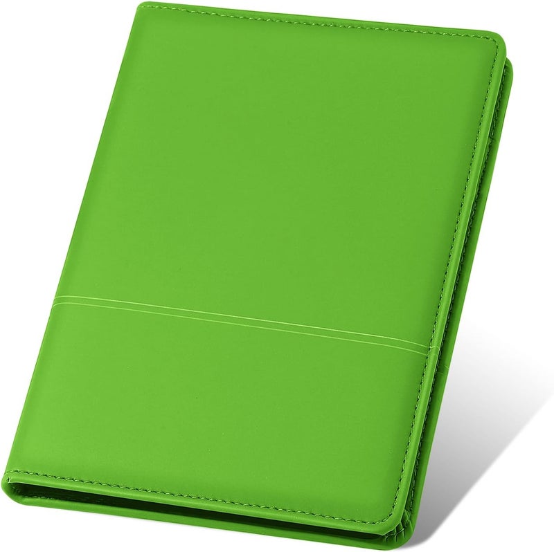 Konper Classic Padfolio/Junior Portfolio Folder Case, Business A5 Binder Organizer Notepad for Men Women, 5 x 8 Writing Pad Included,Green. - Image 1